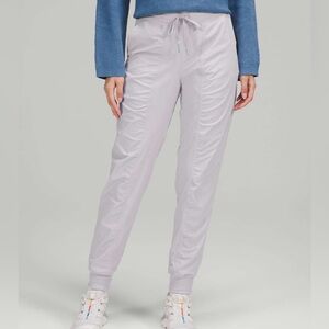 lululemon dance studio joggers lined Chrome